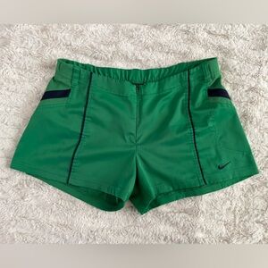 Nike green Dri-fit tennis shorts